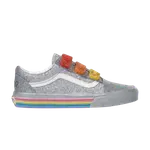 Кроссовки Flour Shop x Old Skool V Vans, серебро - фото