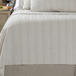 Lili Alessandra Chevron Роскошная европейская подушка, белый - фото