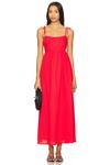 Длинное платье Valory Beach Riot, red - фото