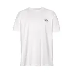 Рубашка с круглым вырезом Alpha Industries "BASIC T SMALL LOGO", белый - фото 5