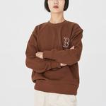 Старая Цветочная Толстовка Унисекс Темно-Коричневая MLB - фото 7