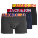 Боксеры Jack & Jones Crazy Solid 3 шт, черный - фото