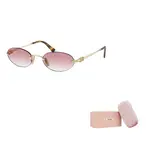 Солнцезащитные очки овальной формы Eyewear Oval Frame MIU MIU - фото