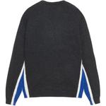 Контрастная полосатая футболка Stussy, серая - фото 5