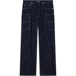 Джинсы карго weave denim KENZO, синий - фото