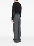 Брюки по фигуре MM6 Maison Margiela, серый - фото 4