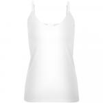 Футболка без рукавов Vero Moda My Soft V Neck, белый - фото