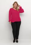 Блузка Kaffe Curve АМИ, цвет virtual pink - фото 2