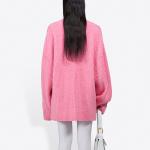 Свитер женский Balenciaga, розовый - фото 5