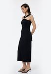 Платье Koton Jersey dress, Black - фото 2