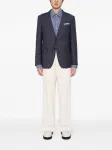 Однобортный пиджак BOSS, синий - фото 2