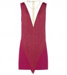 Мини-платье из крепа с бахромой Stella McCartney, Bright Purple - фото