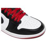 Кроссовки Nike Air Jordan 1 Retro Low OG Black Toe, белый/красный/черный - фото 6