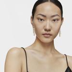 Серьги Tous Gloss Long Double, позолоченное серебро/жемчуг - фото 6