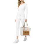 Сумка-тоут Michael Kors Joey, бежевый - фото 7