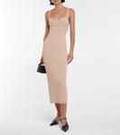 Платье миди в рубчик Magda Butrym, розовый - фото 2