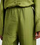 Широкие брюки из шелкового твила с монограммой Toteme, Laurel - фото 4