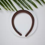 Повязка для волос Yeye Brown ручной работы - фото 4