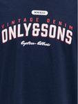 Футболка ONLY & SONS Junior, темно-синий - фото 4