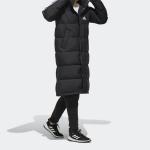 Пуховик Adidas 3-Stripes Long, черный - фото 5