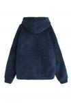 Джемпер Lindex WITH FRONT POCKET, Dark Navy/Dark Blue - фото 5