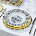 Тарелка глубокая Villeroy & Boch Audun, 24,2 см, белый/черный - фото 3