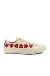 Кроссовки Comme des Garçons Emblem Low Top, белый - фото