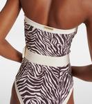 Купальник Whitney с принтом зебры Alexandra Miro, Choc Zebra - фото 5