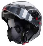 Откидной шлем Horus X Road Caberg, черный/белый - фото 3