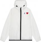 Куртка Comme des Garçons PLAY x K-Way Full-Zip Packable Jacket 'White', белый - фото