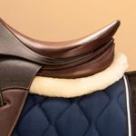 Амортизатор с гелем под седло Fouganza Polygel 500 для лошади и пони, белый / бежевый - фото 7