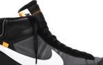 Кроссовки Nike Off-White x Blazer Mid 'Grim Reapers', черный - фото 3