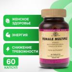 Solgar, Витамины и минералы для женщин, Female Multiple, 60 таблеток. - фото