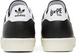 Мужские кроссовки Adidas BAPE x Superstar, черный/белый - фото 7