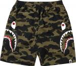 Шорты BAPE 1St Camo Side Shark Beach Shorts 'Green', зеленый - фото 2