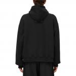 Худи с логотипом и шнурком MSGM, черный - фото 5