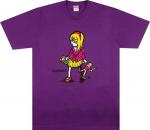Футболка Supreme Suzie Switchblade Tee 'Purple', фиолетовый - фото