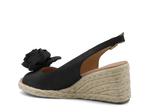 Сандалии Adrienne Vittadini Barge Espadrille Wedge Sandal, черный - фото 2