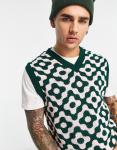Вязаная майка с цветочным узором ASOS DESIGN - фото