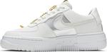 Кроссовки Nike Wmns Air Force 1 Pixel 'White Gold Chain', белый - фото 4