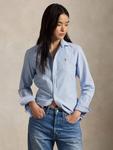 Оксфордская рубашка поло Slim Fit Ralph Lauren, Light Blue - фото