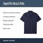 Футболка-поло Port Authority SuperPro React - фото 7