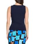 Топ NIC+ZOE Better Angle Tank, цвет Dark Indigo - фото 3