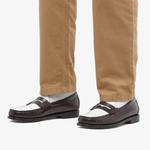 Лоферы Bass Weejuns Larson Penny, темно-коричневый/белый - фото 6