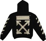 Худи Off-White Tape Arrows Over Hoodie 'Black/Beige', черный - фото 3