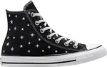 Кроссовки Converse Wmns Chuck Taylor All Star High Embroidered Stars, черный - фото