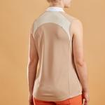 Майка женская Fouganza 500 Mesh для верховой езды, сиреневый - фото 3