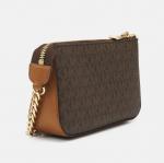 Клатч Michael Kors Jet Set Chain Pouchette, коричневый - фото 3