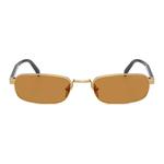 PRADA Прямоугольные солнцезащитные очки в оправе, Black - фото 3