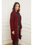 Кардиган Curvy Lady, бордо - фото 3